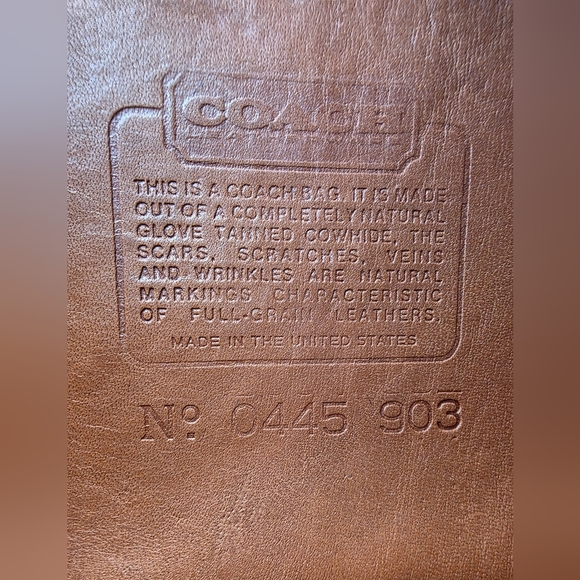 Vintage Coach Convertable Clutch Crossbody-  British Tan- Made In The USA - Picture 9 of 16